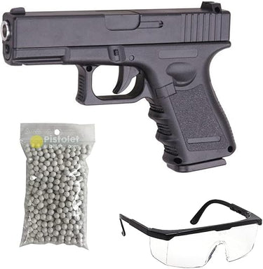2EAGLE Pack Pistola de Airsoft Modelo Galaxy G.17 con Muelle/Material: Metal/Potencia 0.5 Joule/Entregado con Accesorios